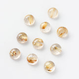 Golden Rutilated Quartz & 14k Rose Gold Ring