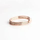 Tiny Initial Ring in 14k Gold