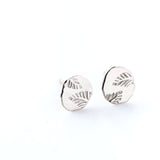 14k gold leaf stud earrings - The Angelica Stud Earrings
