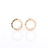 14k yellow gold Dahlia Stud Earrings