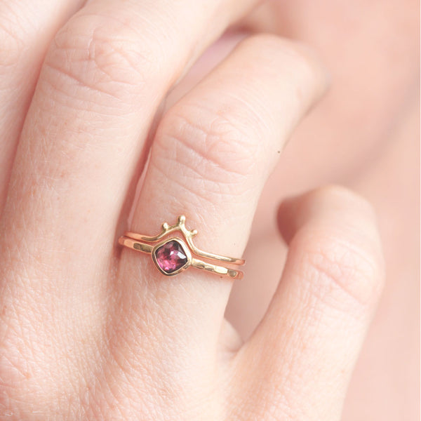 The Ourika Ring - fine 14k gold stacking ring