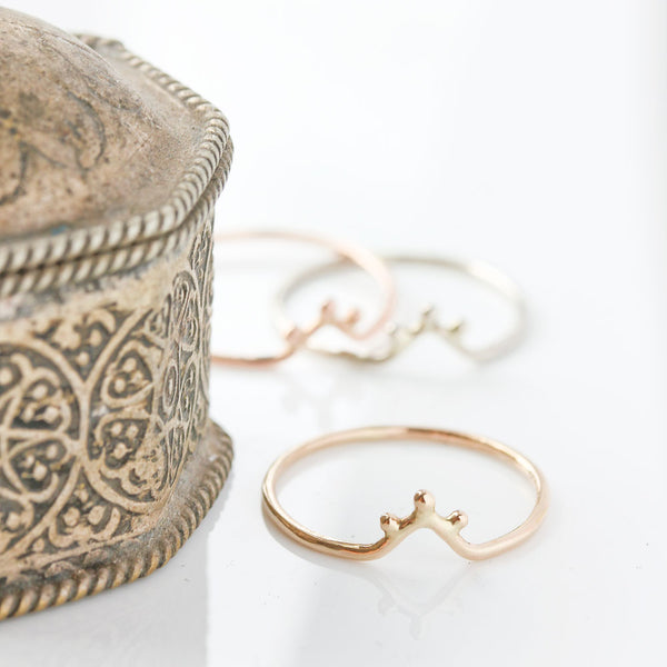 The Ourika Ring - fine 14k gold stacking ring