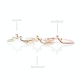 The Ourika Ring - fine 14k gold stacking ring
