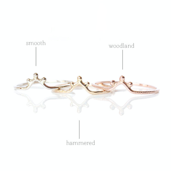 The Ourika Ring - fine 14k gold stacking ring