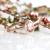 Tourmaline & 14k Gold Wildflower Ring