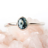 Bi-Colour Sapphire & 14k Gold Ring - The Petite Delphine Ring