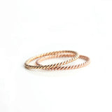 Rope Ring in 14k Gold