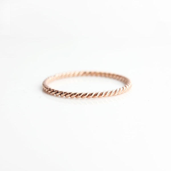 Rope Ring in 14k Gold