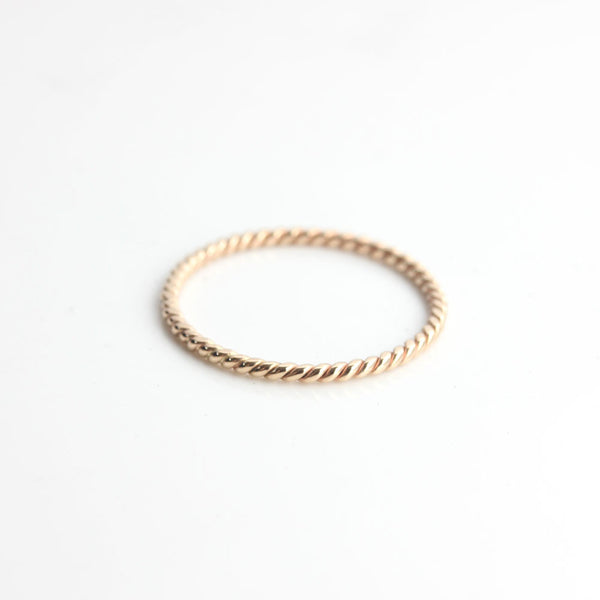 Rope Ring in 14k Gold