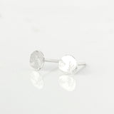Sterling silver leaf earrings - The Angelica Stud Earrings