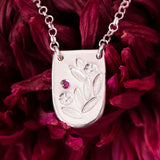 Sterling silver floral necklace - The Meadow Necklace