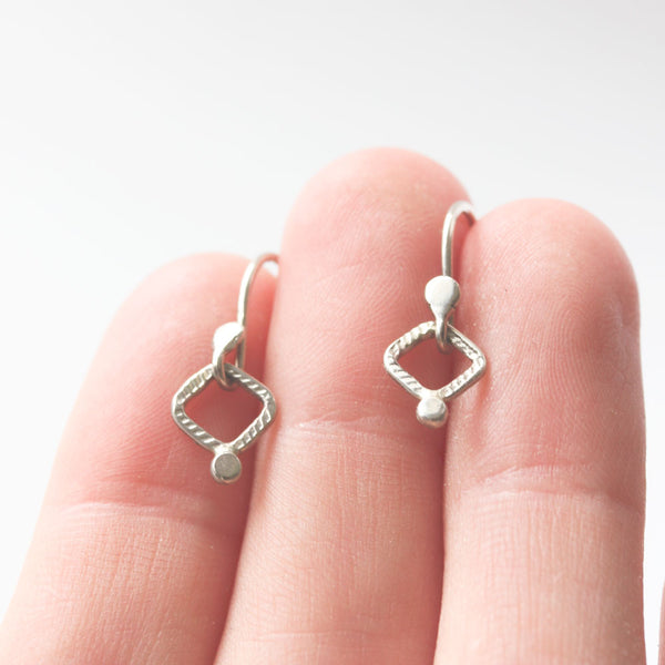 Tilya Earrings - Sterling Silver Drop Earrings