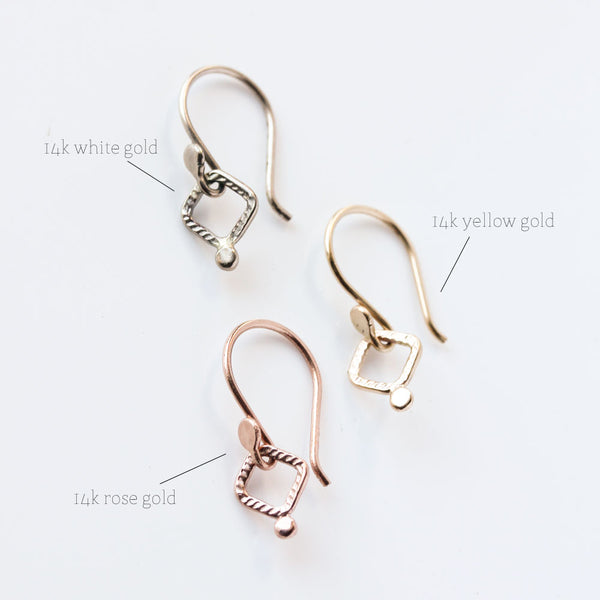 Tilya Earrings - 14k Gold Drop Earrings
