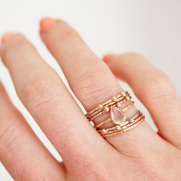14k Gold Woodland Ring